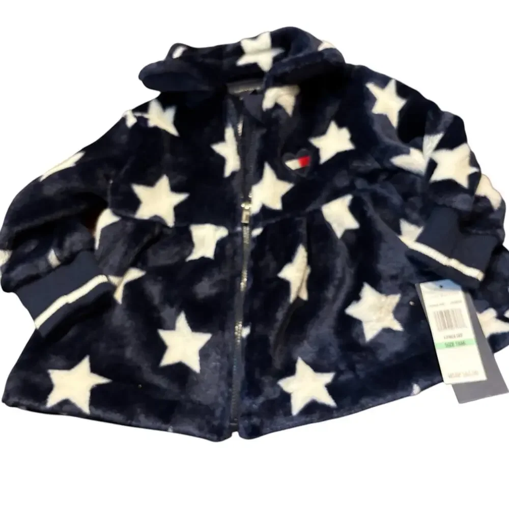 Tommy Hilfiger Baby Girls 18M NWT Star Jacket & Pants Set